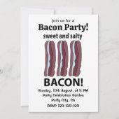 Bacon zoete en zoute bacon kaart (Voorkant)