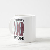 Bacon zoete en zoute bacon koffiemok (Voorkant links)
