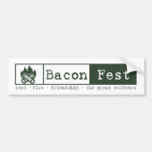 BaconFest Bumpersticker (Voorkant)