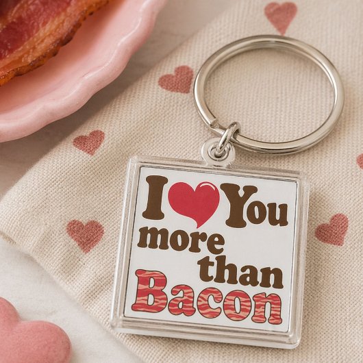 Baconliefhebber Sleutelhanger