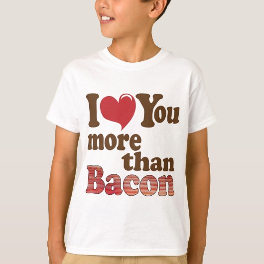 Baconliefhebber T-shirt (Voorkant)