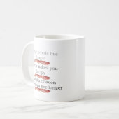 baconlogicwithbacon koffiemok (Voorkant links)