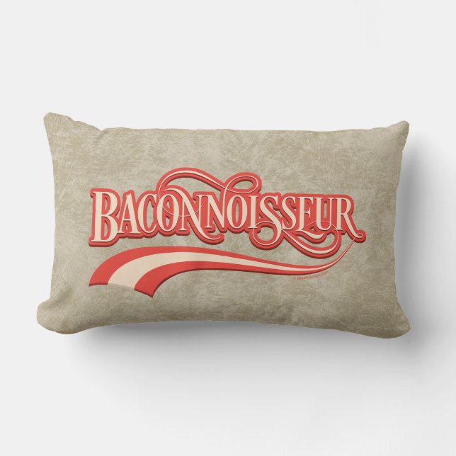 Baconnoisseur (baconliefhebber) lumbale kussen (Voorkant)