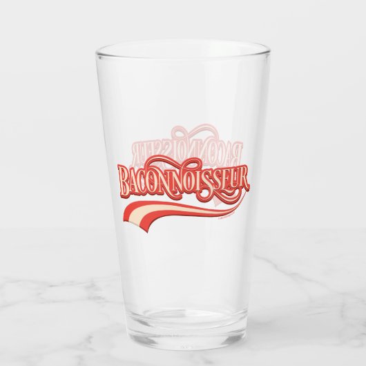 Baconnoisseur (baconlover) glas (Achterkant)