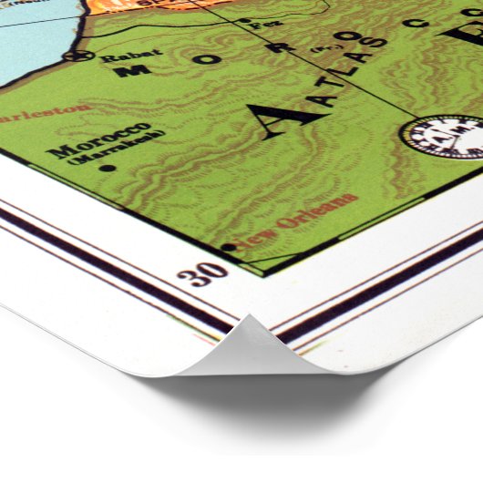 Bacon's Europe Map Poster (Hoek)