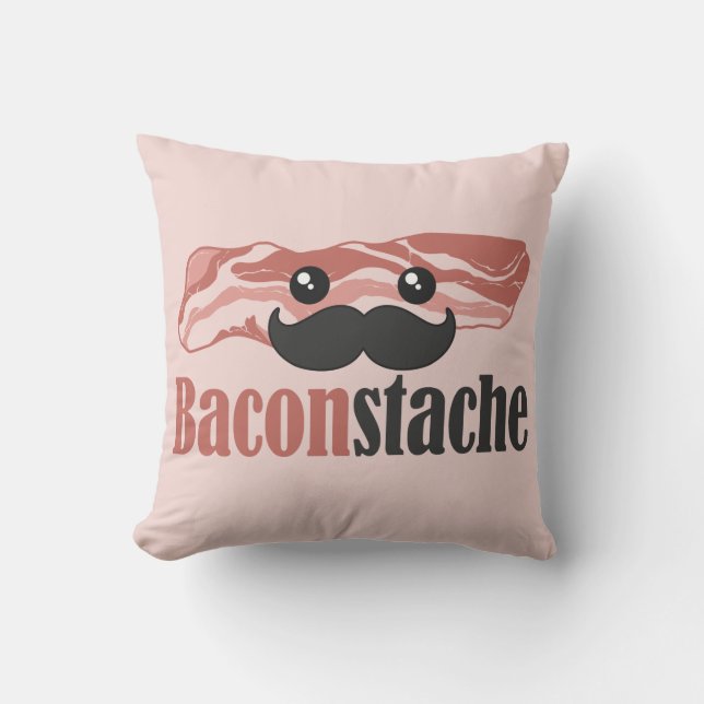 Baconstache Kussen (Voorkant)