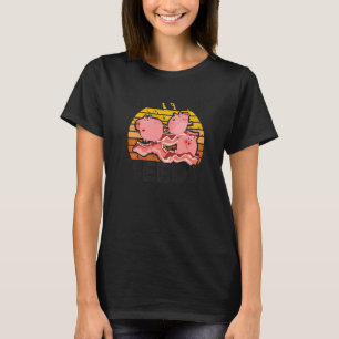 Baconzaad, staafvarkens voor mannen, landbouwhuisd t-shirt