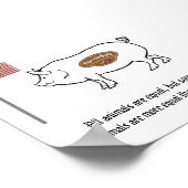 baconzalige natie poster (Hoek)