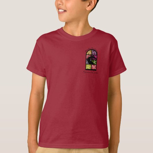 BACS kinder T-shirt met gekleurd glas (Voorkant)