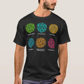 Bacteria Collectie Colorful Microbiologisch cultu T-shirt