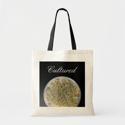 Bacteria Culture Bord Canvas tas (Voorkant)