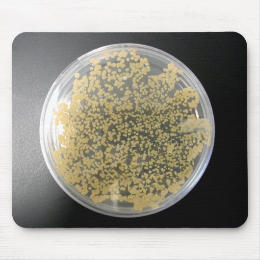 Bacteria Culture Bord Mousepad Muismat (Voorkant)