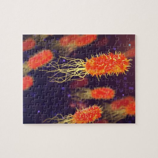 Bacteria Flagella Legpuzzel (Horizontaal)