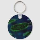 Bacteria Microbes Sleutelhanger (Voorkant)