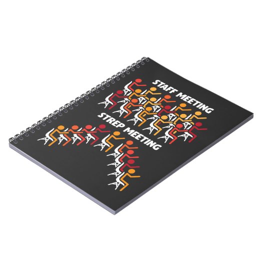 Bacteria Science Strep Meeting Microbiology Notitieboek (Linkerzijde)