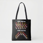 Bacteria Science Strep Meeting Microbiology Tote Bag (Voorkant)
