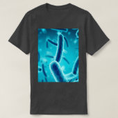 BACTERIA SLIDE MICROSCOPIC Biology Science Illustr T-shirt (Design voorkant)