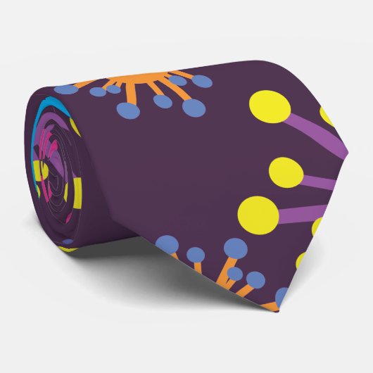 Bacteria Spores Stropdas (Opgerold)