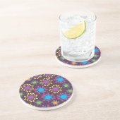 Bacteria Spores Zandsteen Onderzetter (Zijkant)