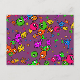 Bacteria Wallpaper Briefkaart