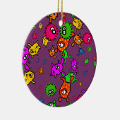 Bacteria Wallpaper Keramisch Ornament (Rechts)