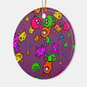 Bacteria Wallpaper Keramisch Ornament (Links)