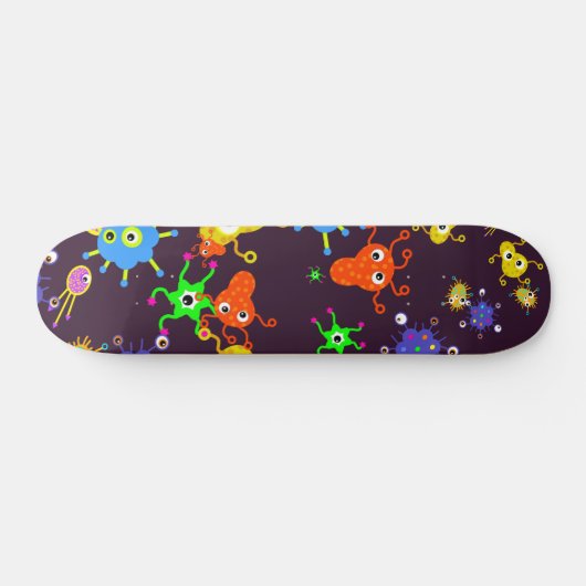 Bacteria Wallpaper Skateboard (Horizontaal)