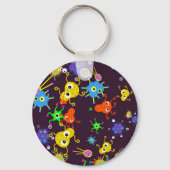 Bacteria Wallpaper Sleutelhanger (Voorkant)