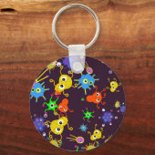 Bacteria Wallpaper Sleutelhanger (Voorkant)