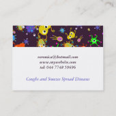 Bacteria Wallpaper Visitekaartje (Achterkant)