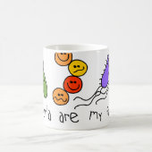 Bacteria zijn mijn vrienden koffiemok (Center)