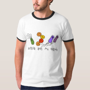 Bacteria zijn mijn vrienden t-shirt