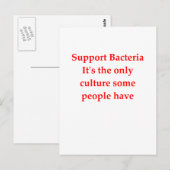 bacterie jke briefkaart (Voorkant / Achterkant)