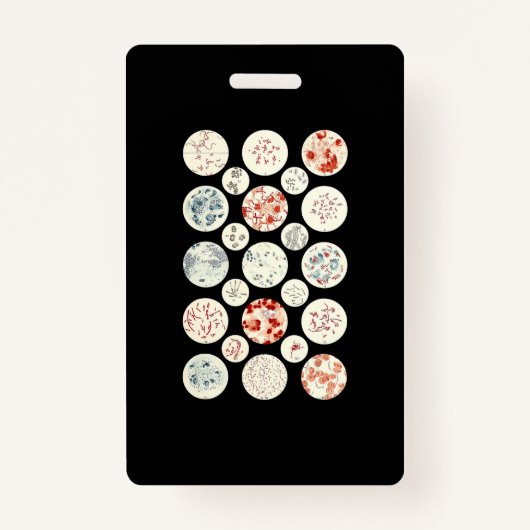 bacterie microbiologie microbiologie microbiologie badge (Voorkant)