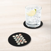 bacterie microbiologie microbiologie microbiologie ronde kartonnen onderzetter (Insitu)