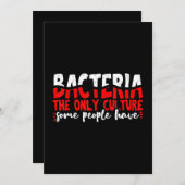 bacterie microbiologie wetenschappen feestdagenkaart (Voorkant / Achterkant)