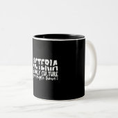 bacterie microbiologie wetenschappen tweekleurige koffiemok (Voorkant rechts)