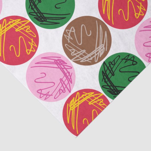 Bacteriële Borden Tissuepapier (Detail)