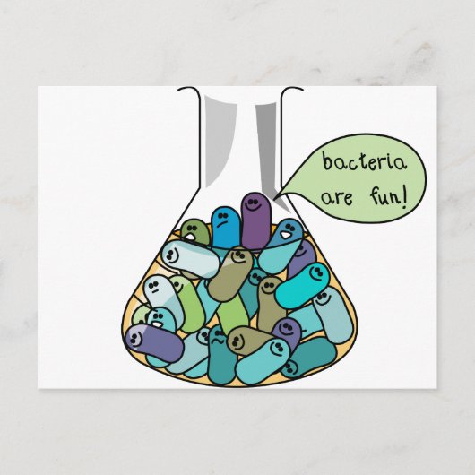 Bacteriële cultuur briefkaart (Voorkant)