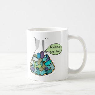 Bacteriële cultuur koffiemok