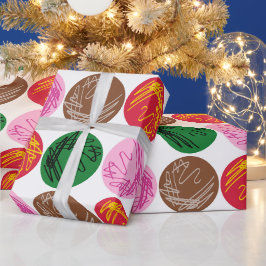 Bacteriële kweekplaten cadeaupapier