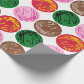 Bacteriële kweekplaten cadeaupapier (Hoek)