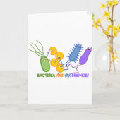 Bacteriële vrienden kaart (Gele Bloem)