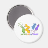 Bacteriële vrienden magneet (Voorkant / Achterkant)