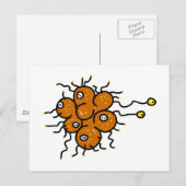 Bacteriën Briefkaart (Voorkant / Achterkant)