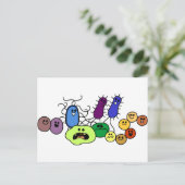 Bacteriën Briefkaart (Staand voorkant)