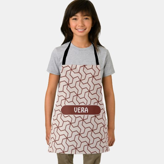 Bacteriën Chocolade Crème Minimale Patroon Schort (Insitu)