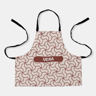 Bacteriën Chocolade Crème Minimale Patroon Schort