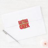 Bacteriën Geek v2 Vierkante Sticker (Envelop)