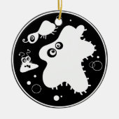 Bacteriën Keramisch Ornament (Voorkant)
